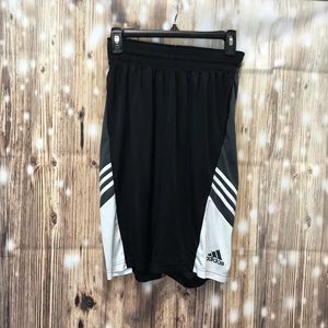 Adidas Athletic Black and White Shorts